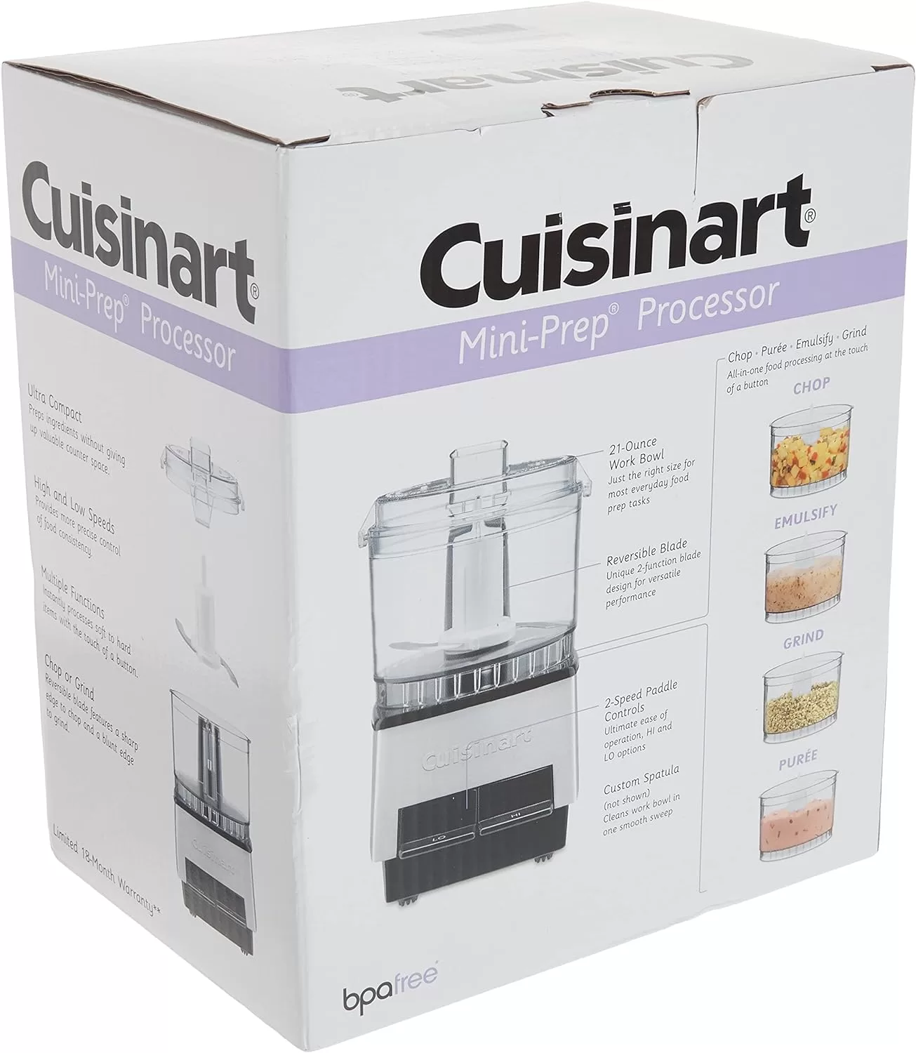 Cuisinart Mini PREP Food Processor Custom, 2.63 Cup, Silver