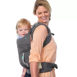 Infantino Cuddle Up Carrier - Ergonomic Bear-Themed face-in Front Carry and Back Carry