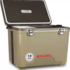 Engel UC19 19qt Leak-Proof, Air Tight, Drybox Cooler and Small Hard Shell Lunchbox for Men and Women