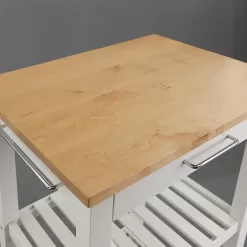 Casual Home Sunrise (Small) with Solid Harvest Hardwood Top Kitchen Island, 22.75