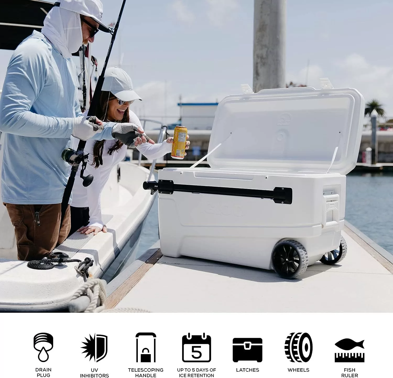 Igloo Sportsman 30 - 150 Qt Heavy-Duty High Performance Hardsided Coolers