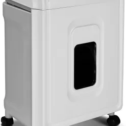 Aurora AU1262XA Anti-Jam 12-Sheet Crosscut Paper and CD/Credit Card Shredder, White/Gray