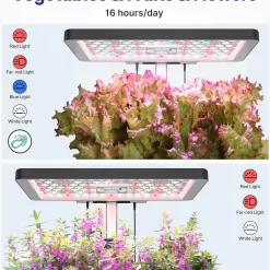 iDOO Hydroponics Growing System, 12pods Indoor Garden Plant Germination Kit