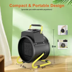 Outdoor Patio Heater, Portable Electric Garage Heaters