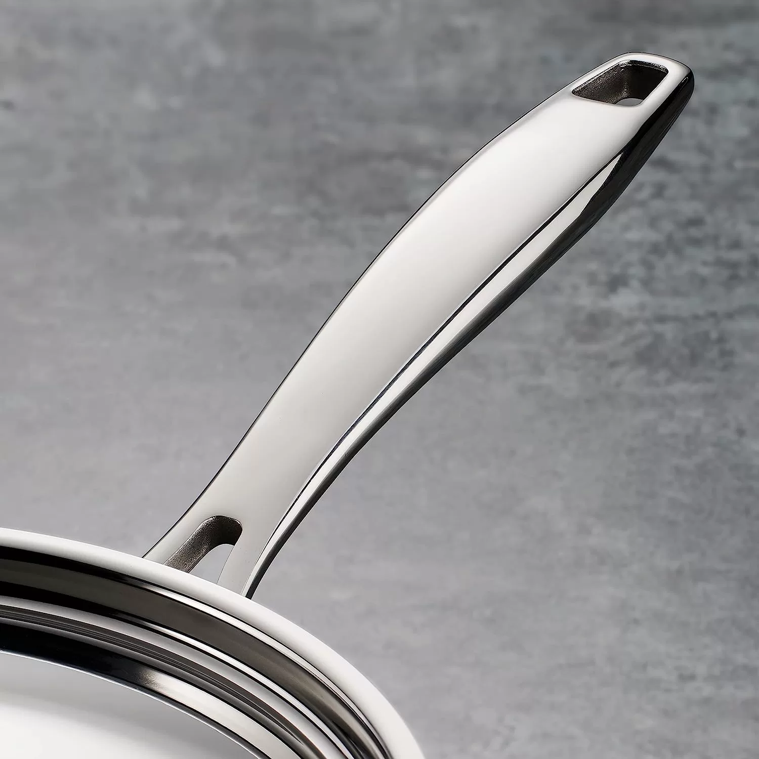 Tramontina Covered Sauce Pan Stainless Steel Tri-Ply Clad 1.5-Quart, 80116/021DS