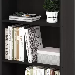 Furinno Basic 3-Tier Bookcase Storage Shelves, Espresso
