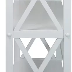 Casual Home 3-Shelf Montego Bookcase, White