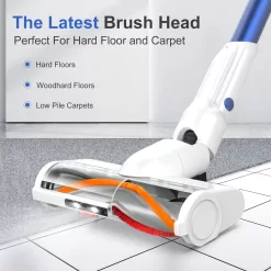 whall Cordless Vacuum Cleaner, Upgraded 25Kpa Suction 280W Brushless Motor 4 in 1 Cordless Stick Vacuum Cleaner