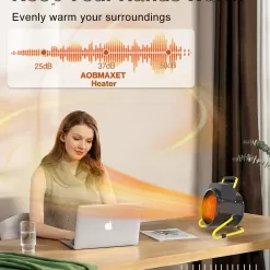 AOBMAXET Outdoor Heaters for Patio, 1500W Portable Electric Garage Heater