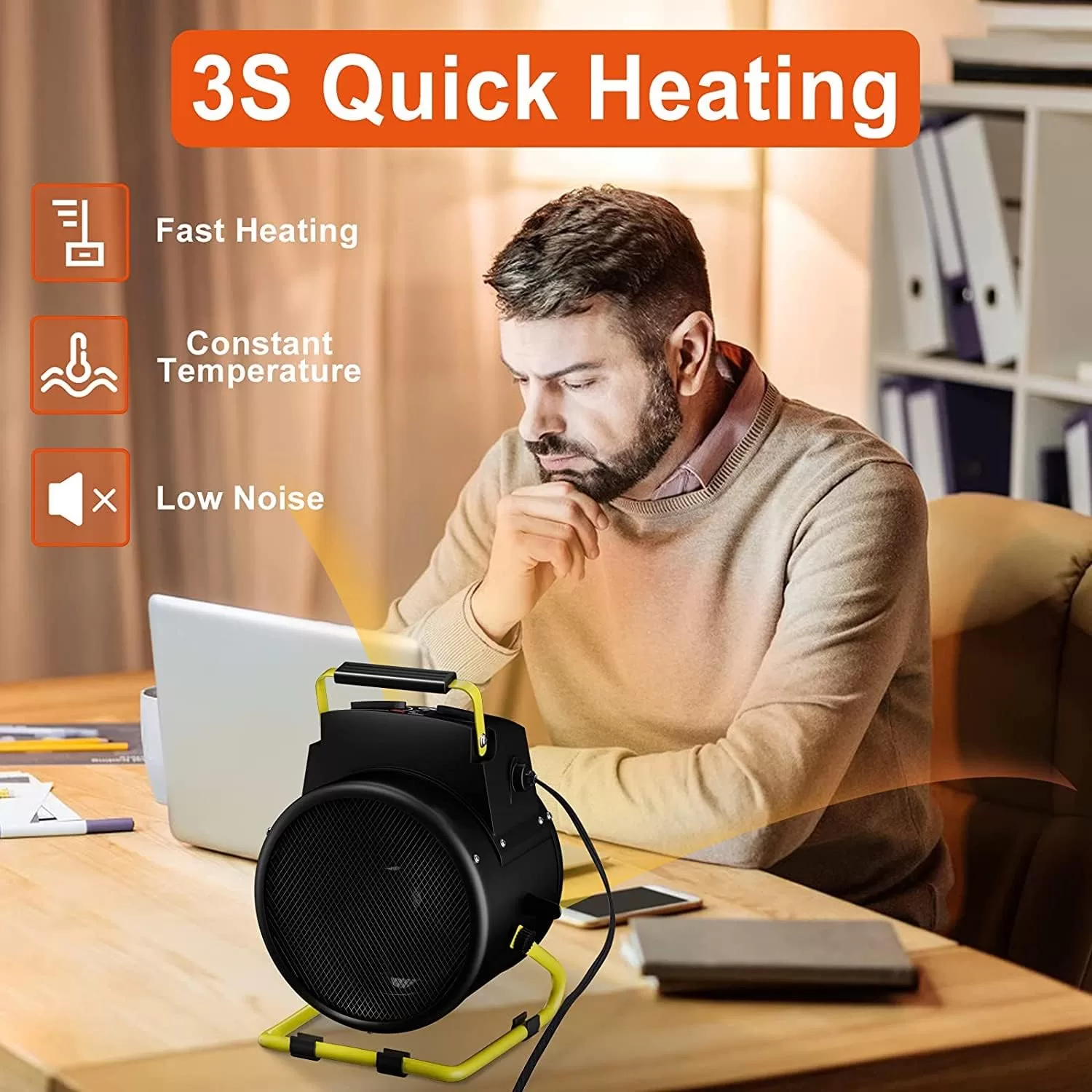 Outdoor Patio Heater, Portable Electric Garage Heaters