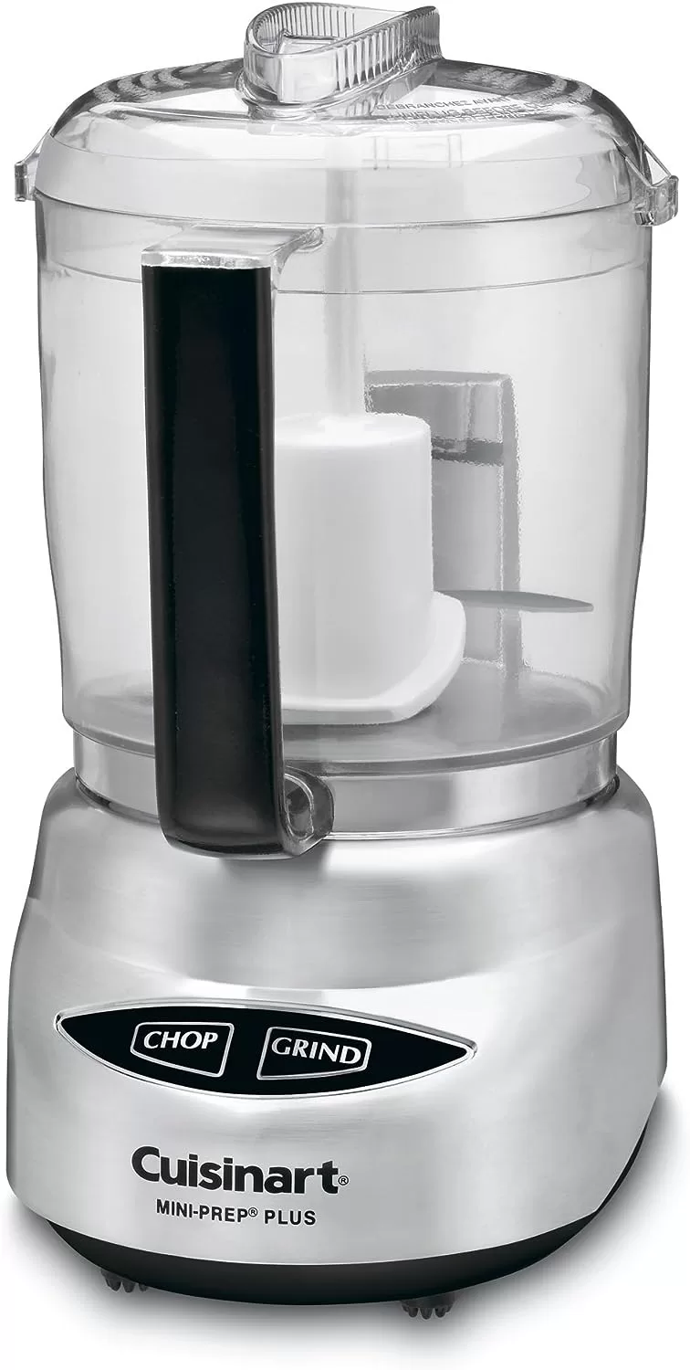 Cuisinart Mini Prep Plus Food Processor, 4 Cup, Brushed Stainless