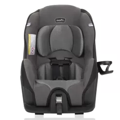 Evenflo Tribute LX 2-in-1 Lightweight Convertible Car Seat, Travel Friendly (Saturn Gray)