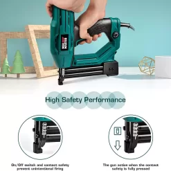 Electric Brad Nailer, NEU MASTER NTC0040 Electric Nail Gun/Staple Gun