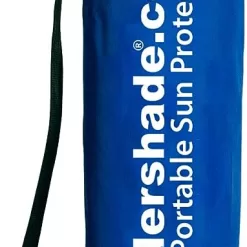 Wondershade 5' Sun Shade Umbrella, Portable Lightweight Adjustable Instant Sun Protection UPF 50+ - Blue