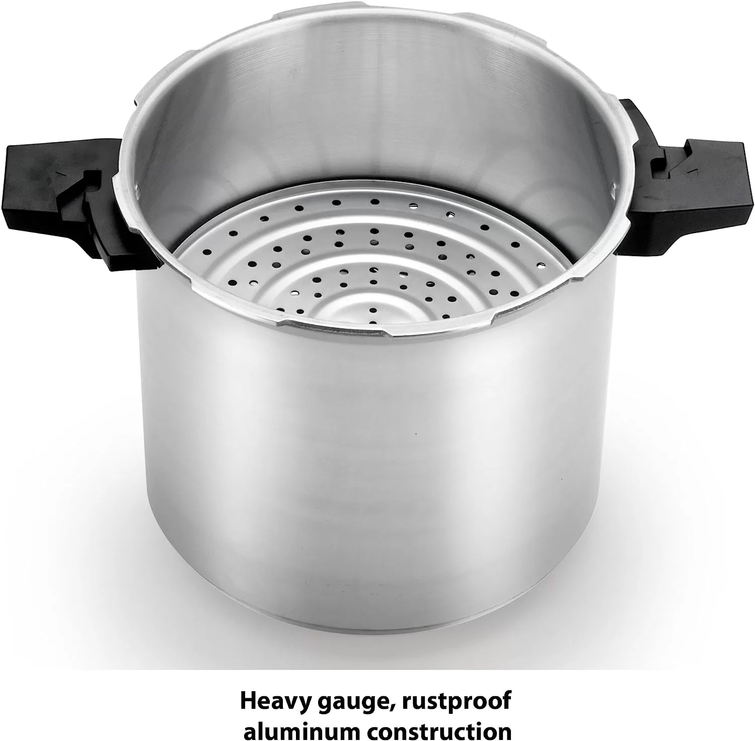 T-fal Pressure Cooker Stainless Steel Pressure Canner 22 Quart Induction 3 PSI Settings, Cookware, Pots and Pans Silver
