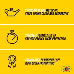 Pennzoil Synthetic Blend 5W-30 Motor Oil (5-Quart, Single-Pack)