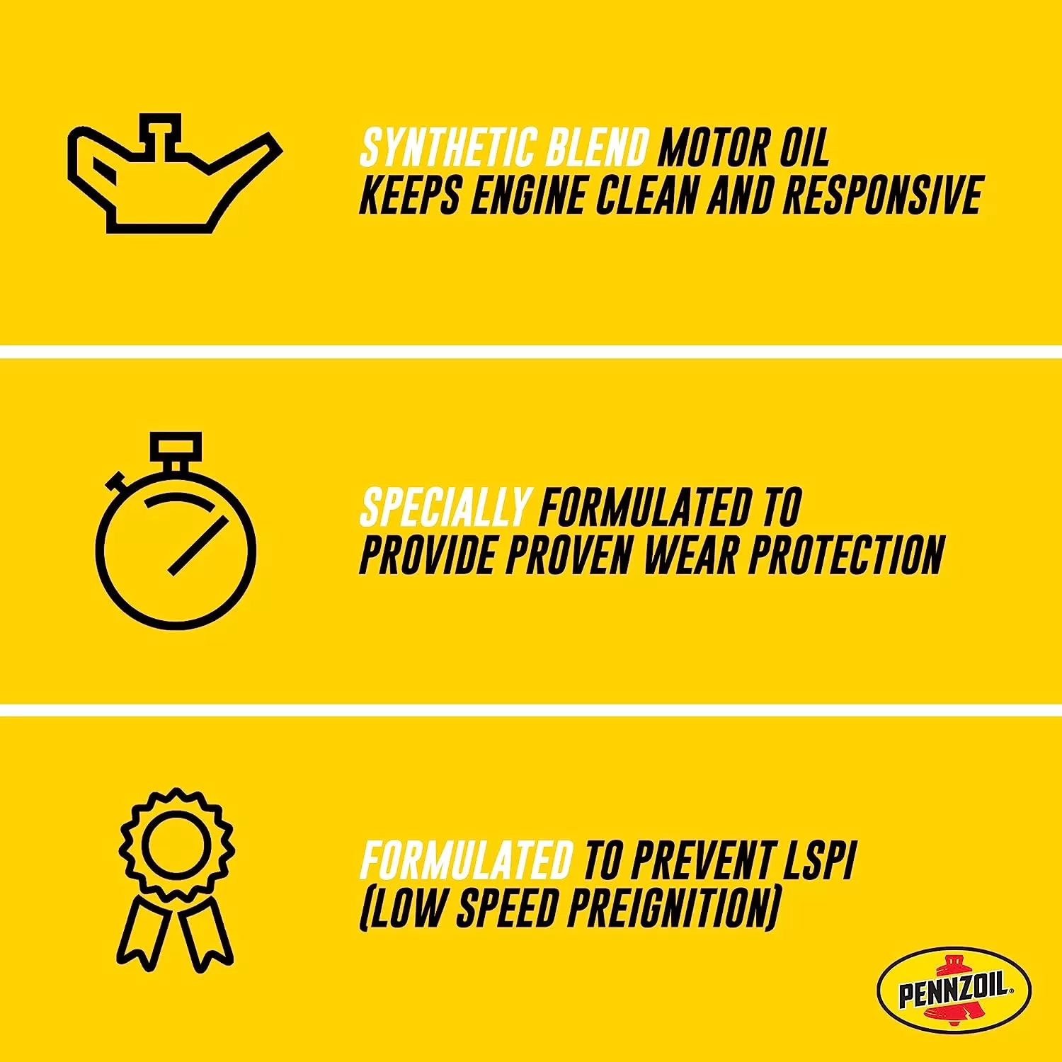Pennzoil Synthetic Blend 5W-30 Motor Oil (5-Quart, Single-Pack)