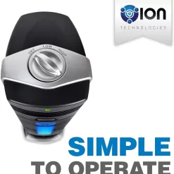 OION Technologies B-1000 Permanent Filter Ionic Air Purifier Pro Ionizer with UV-C, New (Black)