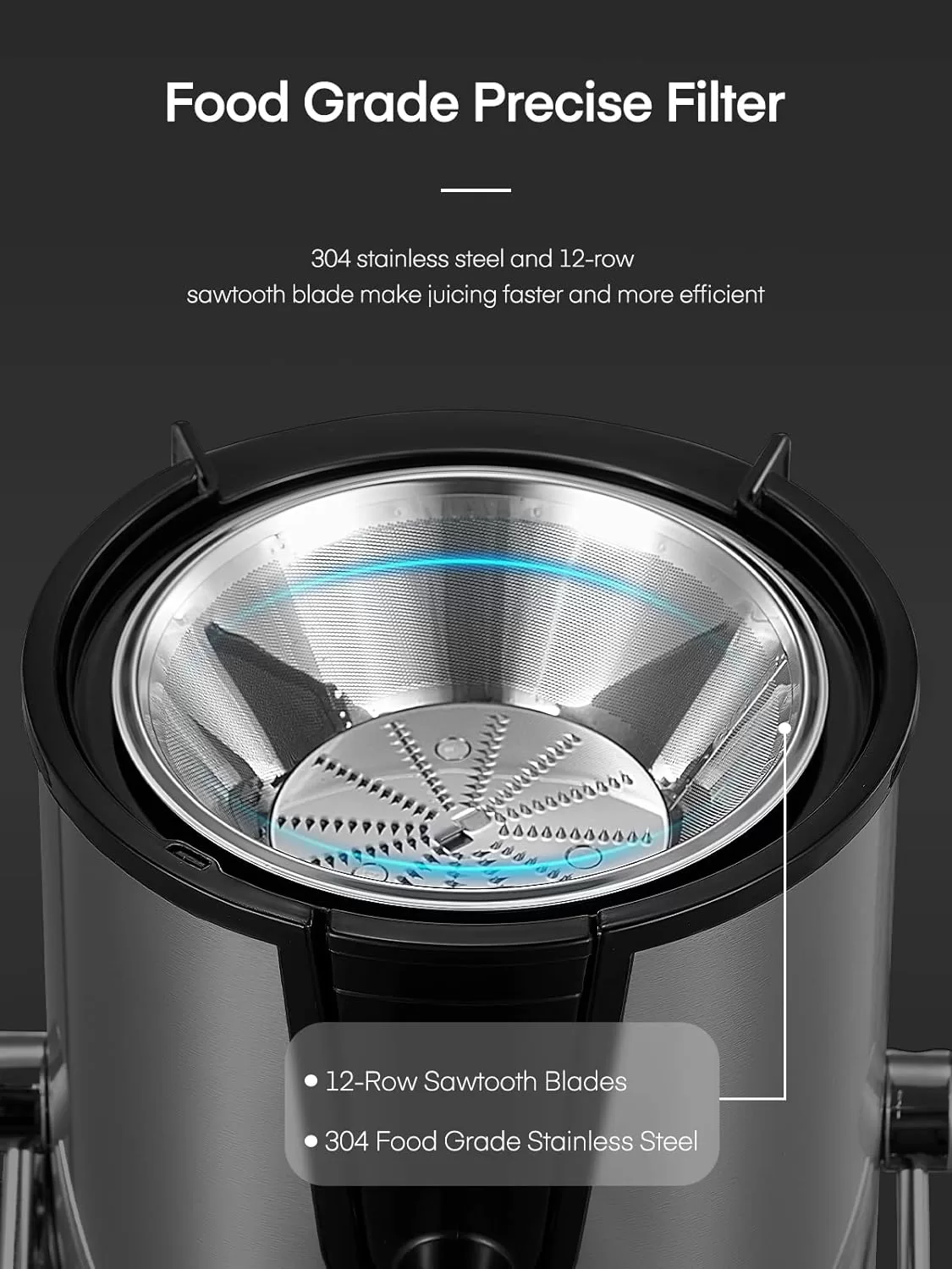 Juicer Machines, Aiheal Juicer Whole Fruit and Vegetables with 3 Speed Control, Centrifugal Juicer