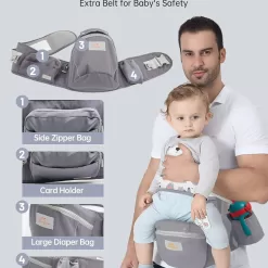 Baby Carrier Newborn to Toddler, Mumgaroo Ergonomic 6-in-1 Baby Carrier