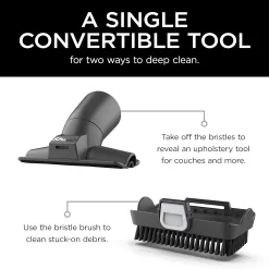 Shark HV343AMZ Rocket Corded Stick Vacuum, Crevice Upholstery Tools, Blue/Silver