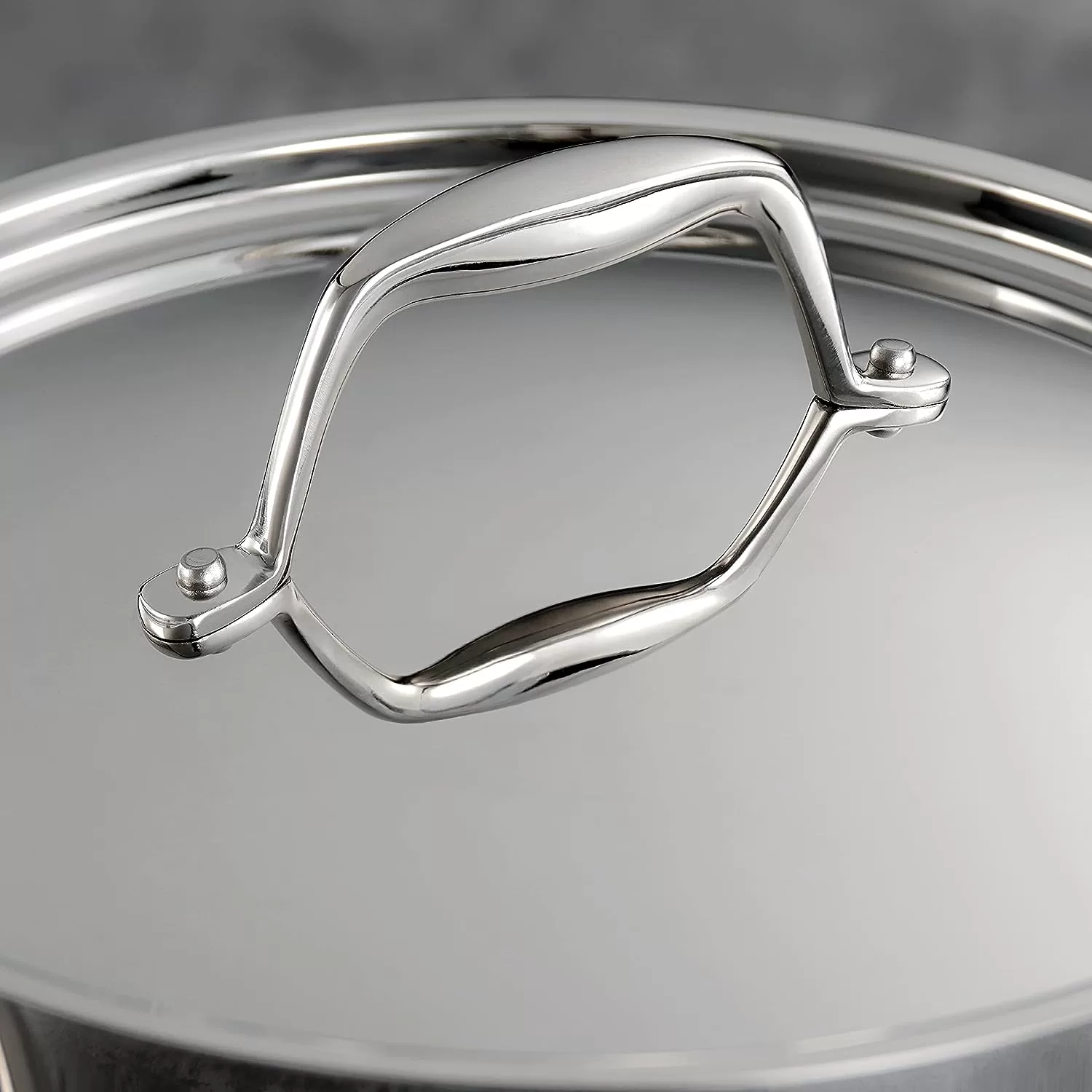 Tramontina Covered Sauce Pan Stainless Steel Tri-Ply Clad 1.5-Quart, 80116/021DS