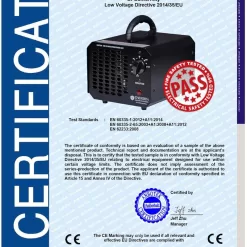 Enerzen Ozone Generator 11,000mg Industrial O3 Air Purifier Deodorizer (11,000mg - Black)