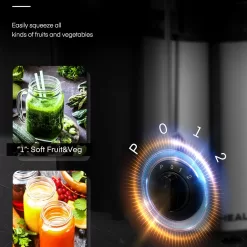 Juicer Machines, Aiheal Juicer Whole Fruit and Vegetables with 3 Speed Control, Centrifugal Juicer