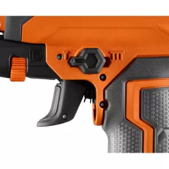 RIDGID R213BNF Pneumatic 18-Gauge 2-1/8 in. Brad Nailer with CLEAN DRIVE Technology, Tool Bag, and Sample Nails