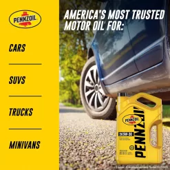 Pennzoil Synthetic Blend 5W-30 Motor Oil (5-Quart, Single-Pack)