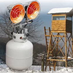 Avenger FBDTP30 Infra-Red Tank Top Outdoor Heater for Use with Propane Gas Tanks for Camping