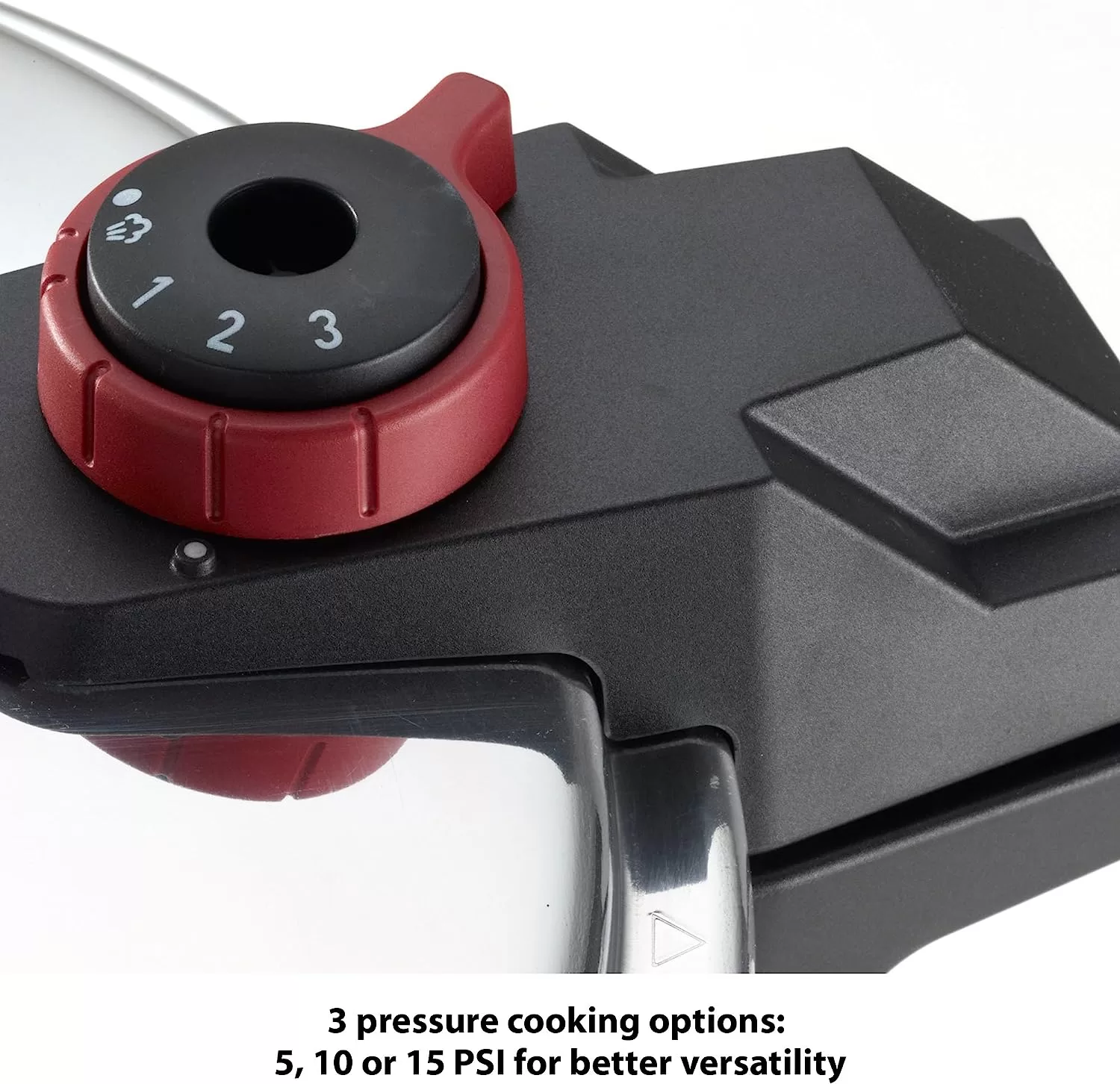 T-fal Pressure Cooker Stainless Steel Pressure Canner 22 Quart Induction 3 PSI Settings, Cookware, Pots and Pans Silver