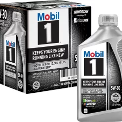 Mobil 1 Advanced Full Synthetic Motor Oil 5W-30, 6-pack of 1 quarts