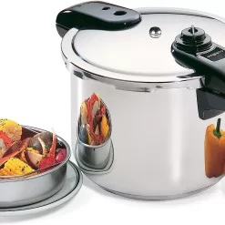 Presto 01370 8-Quart Stainless Steel Pressure Cooker