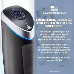 GermGuardian Air Purifier with HEPA 13 Pet Filter, Removes 99.97% of Pollutants, 28