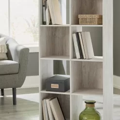 Signature Design by Ashley Paxberry Coastal 8 Cube Storage Organizer or Bookcase, Whitewash
