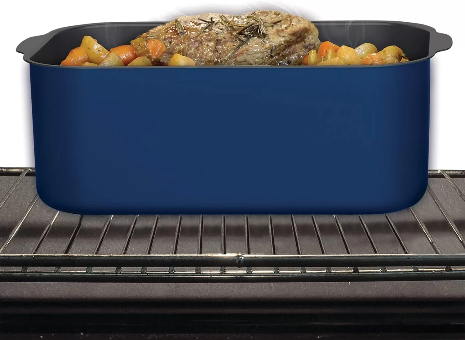 West Bend 87905B Slow Cooker Large Capacity Non-stick, 5-Quart, Blue