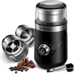 SHARDOR Adjustable Coffee Grinder Electric, Black