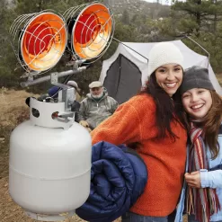 Avenger FBDTP30 Infra-Red Tank Top Outdoor Heater for Use with Propane Gas Tanks for Camping