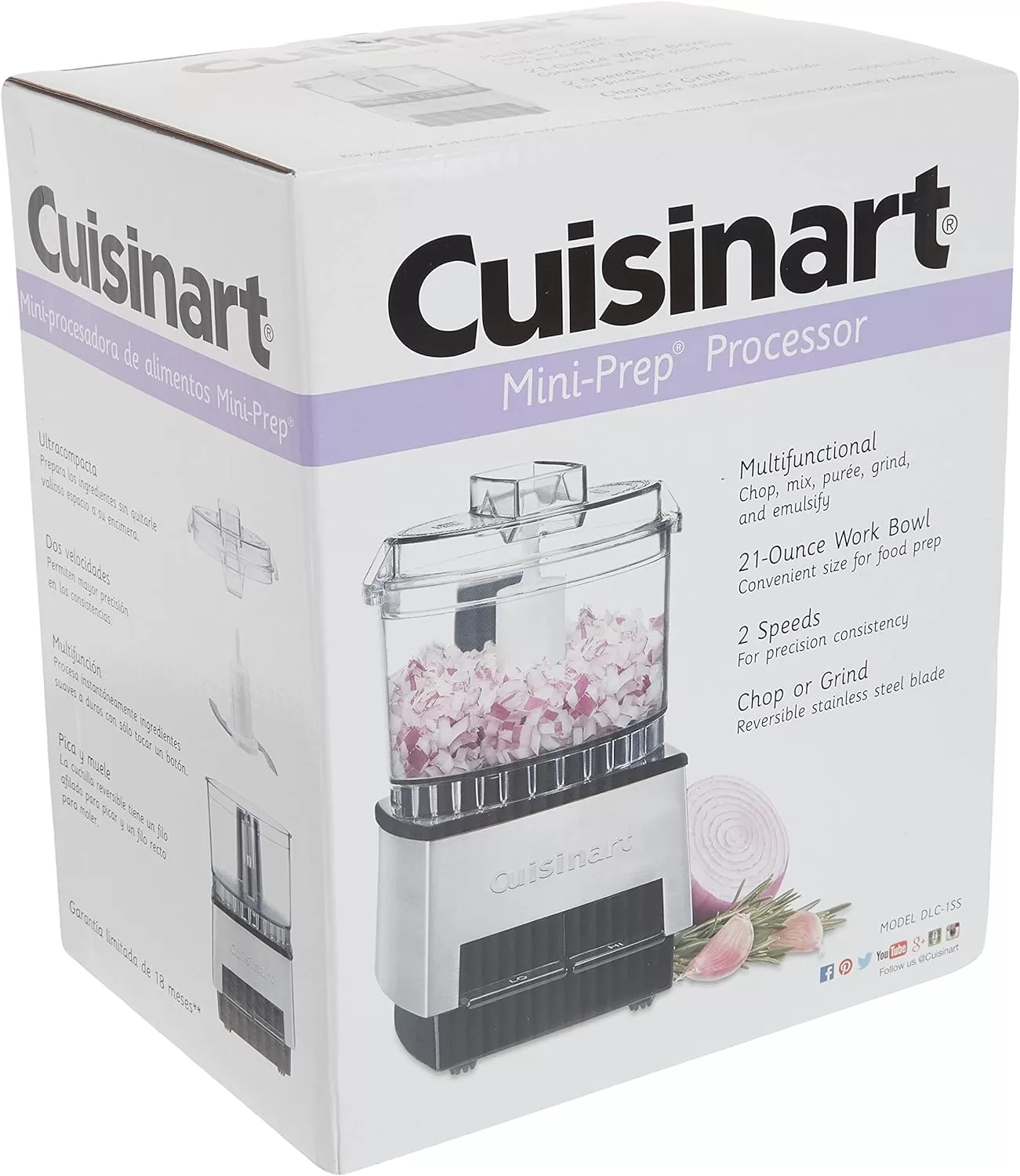 Cuisinart Mini PREP Food Processor Custom, 2.63 Cup, Silver