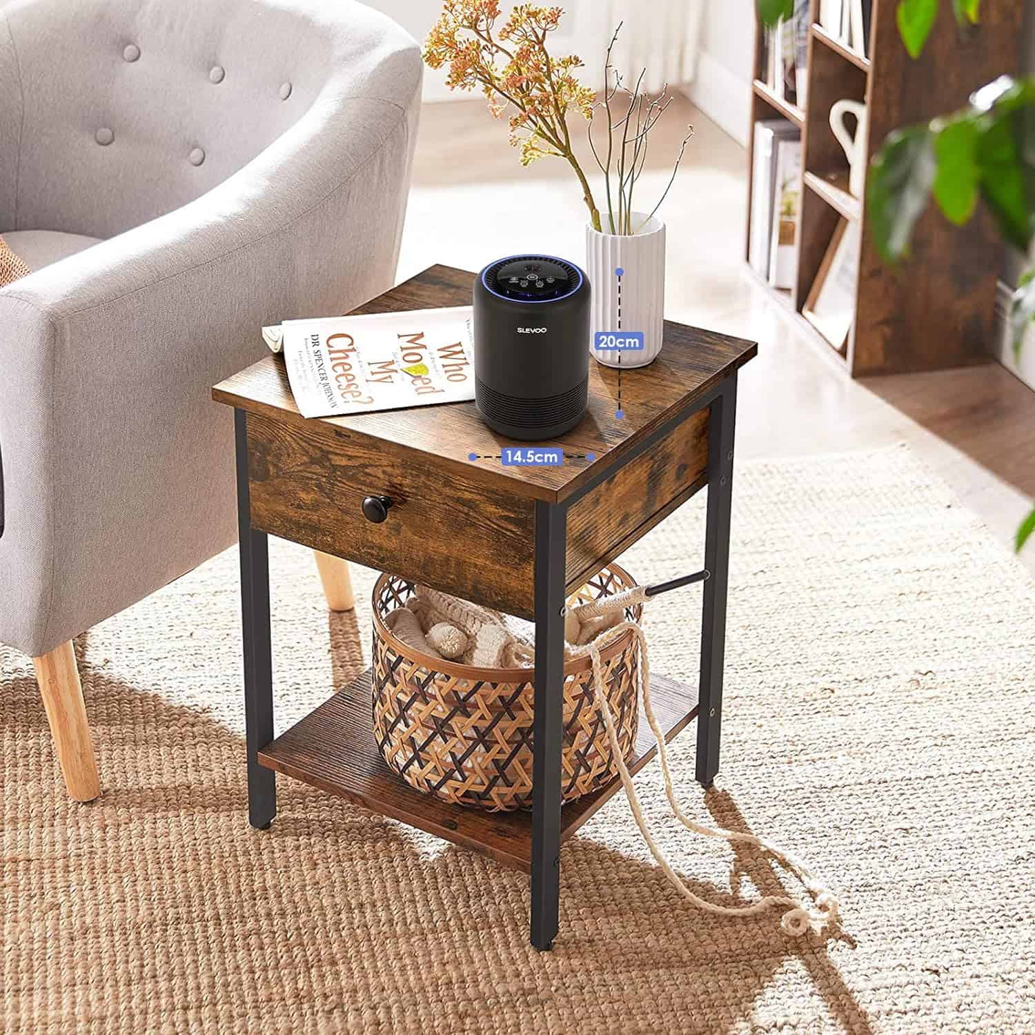 Air Purifiers for Bedroom Pets Smokers in Home, H13 True HEPA Filter Air Cleaner