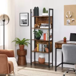 VASAGLE 5-Tier Bookshelf, Storage Rack Shelf