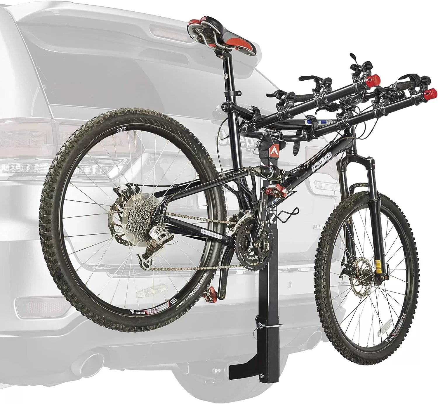 Allen Sports Deluxe 4-Bike Hitch Mount Rack (2-Inch Receiver) , Black