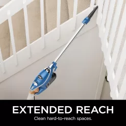 Shark HV343AMZ Rocket Corded Stick Vacuum, Crevice Upholstery Tools, Blue/Silver