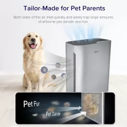 LEVOIT Air Purifiers for Home Large Room, HEPA Filter Cleaner, Grey