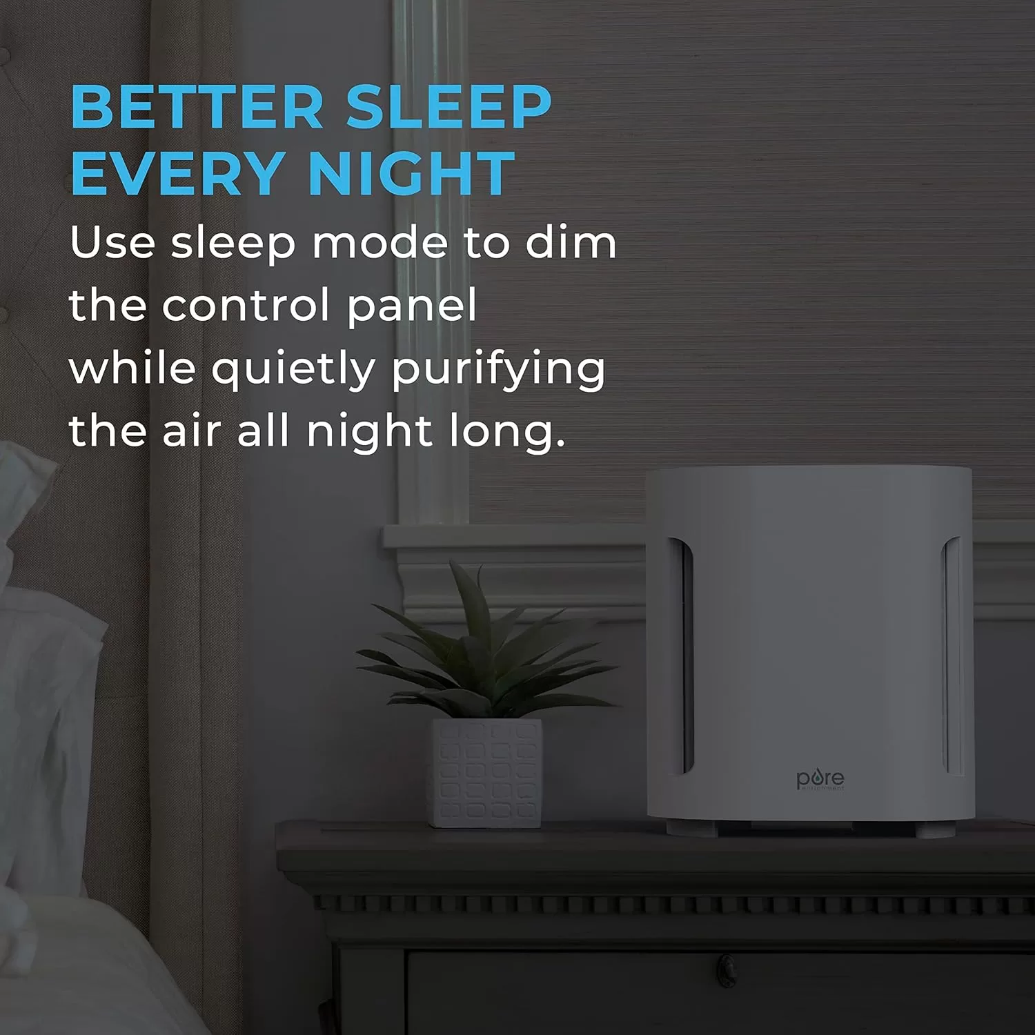 Pure Enrichment PureZone Air Purifier for Bedroom & Living Room