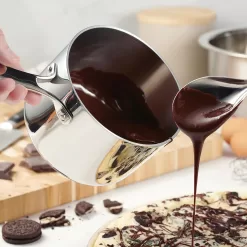 Tramontina Covered Sauce Pan Stainless Steel Tri-Ply Clad 1.5-Quart, 80116/021DS