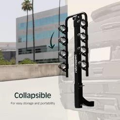 Retrospec Lenox 2-5 - Bike Hitch Rack for Cars, Trucks, SUVs with 2” Hitch | Foldable Steel Frame
