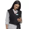 Moby Classic Baby Wrap (Black) - Baby Wearing Wrap For Parents On The Go