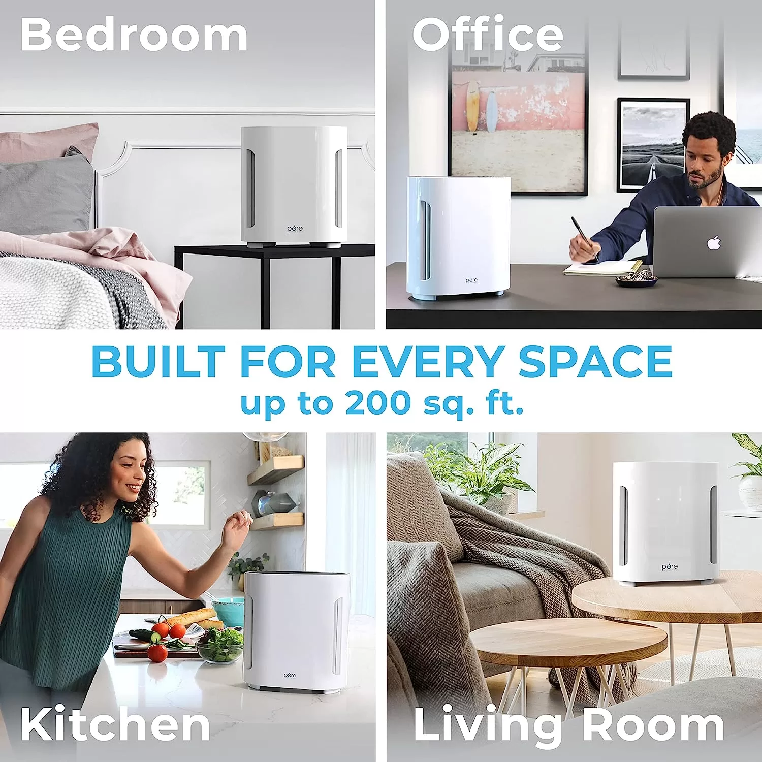 Pure Enrichment PureZone Air Purifier for Bedroom & Living Room